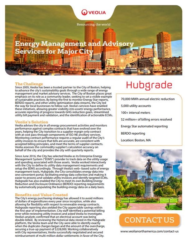 Energy Management and Advisory Services Boston