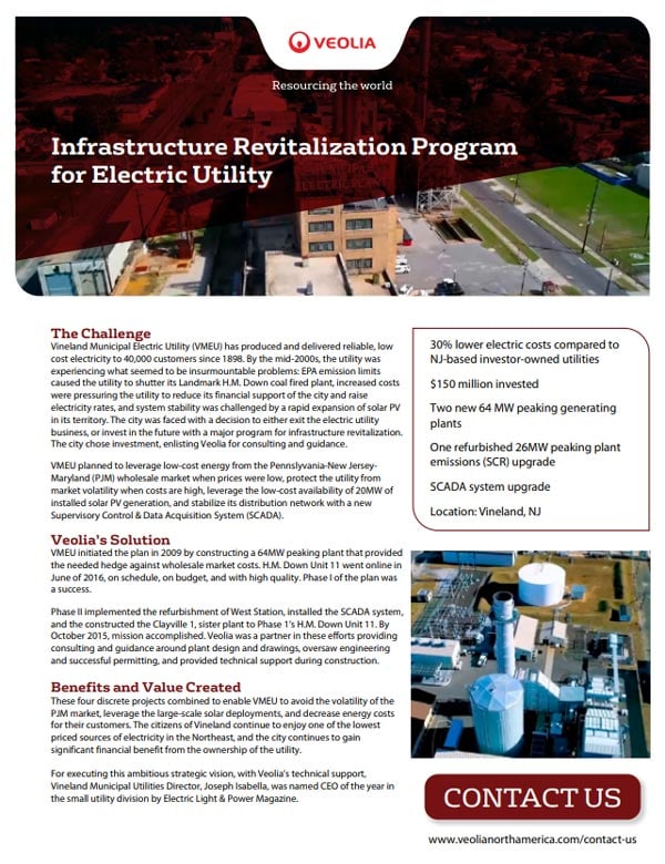 Infrastructure revitalization program case study