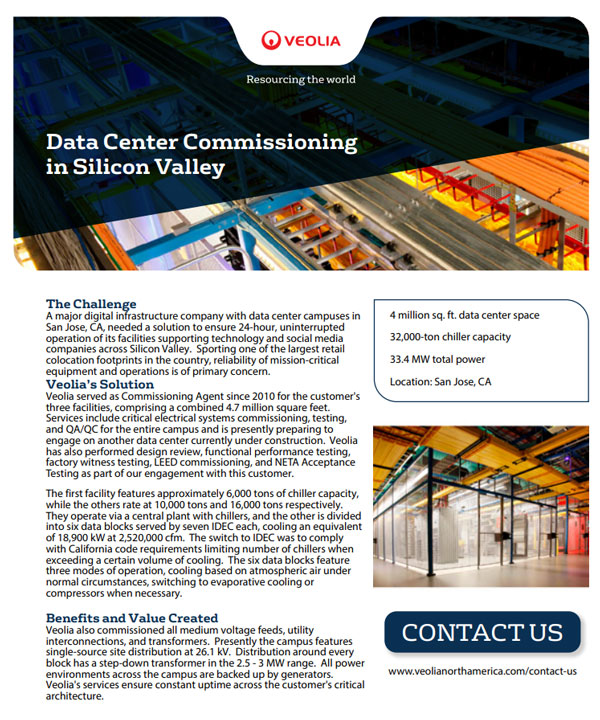 Silicon Valley Data Commissioning
