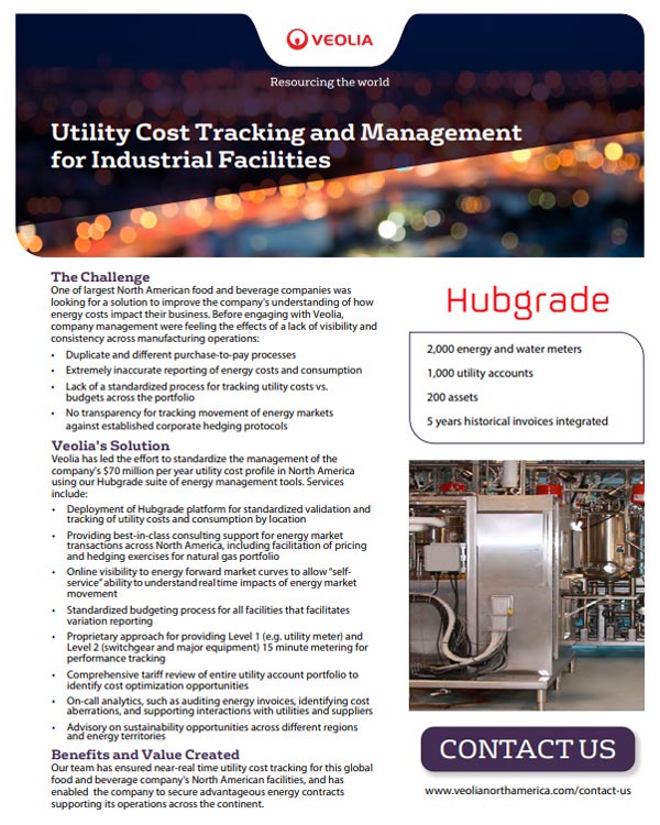 Utility cost tracking and management