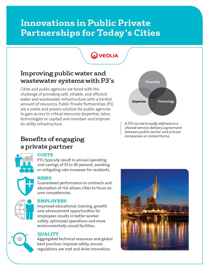Innovations in public private partnerships for today's cities